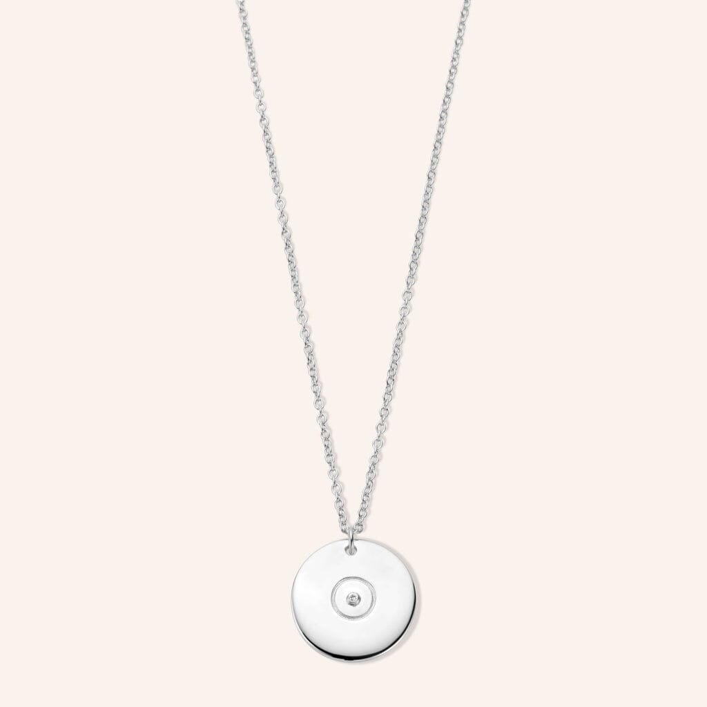 DPT Boob Bijou Necklace - White Plated - 40. 45cm Bijoux Diamanti Per Tutti 