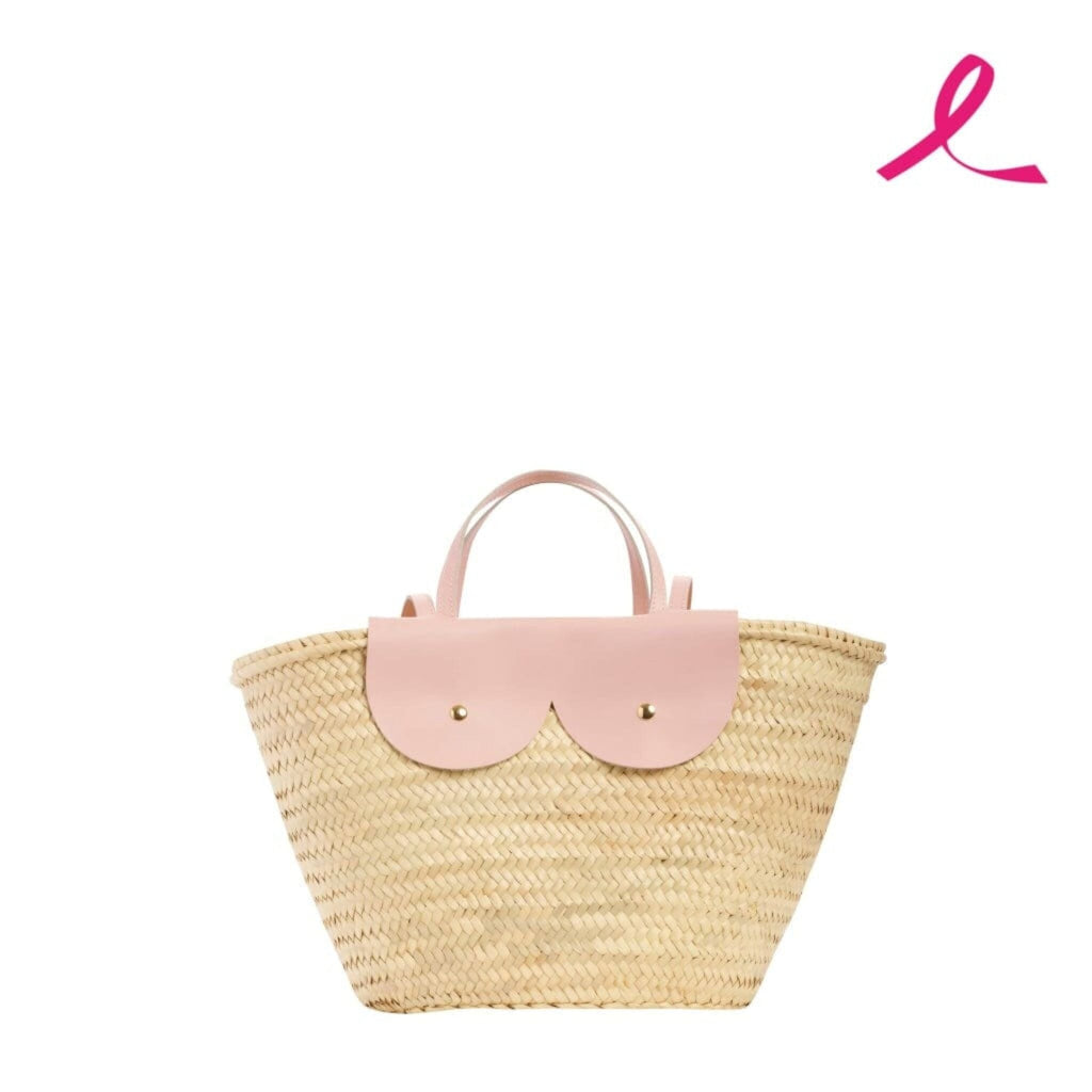 Buddy - Leather basket Handbags Marie Martens Pink 