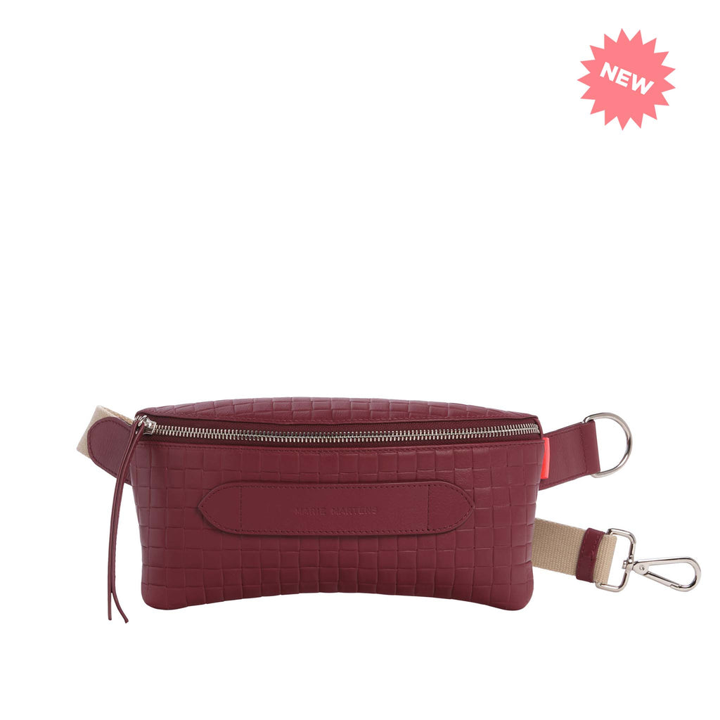 Pochette Ceinture Inès De La Fressange - Cuir Rouge - Édition Limitée - Neuf Sans étiquette