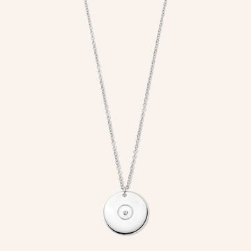 DPT Boob Bijou Necklace - White Plated - 40. 45cm Bijoux Diamanti Per Tutti 