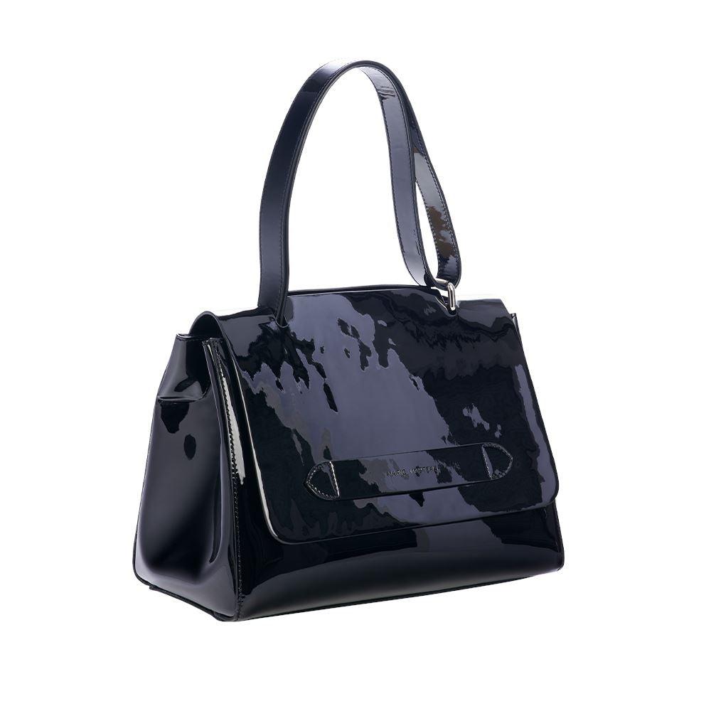 Beauville - Black Patent Shoulder & Hand Bags Marie Martens 