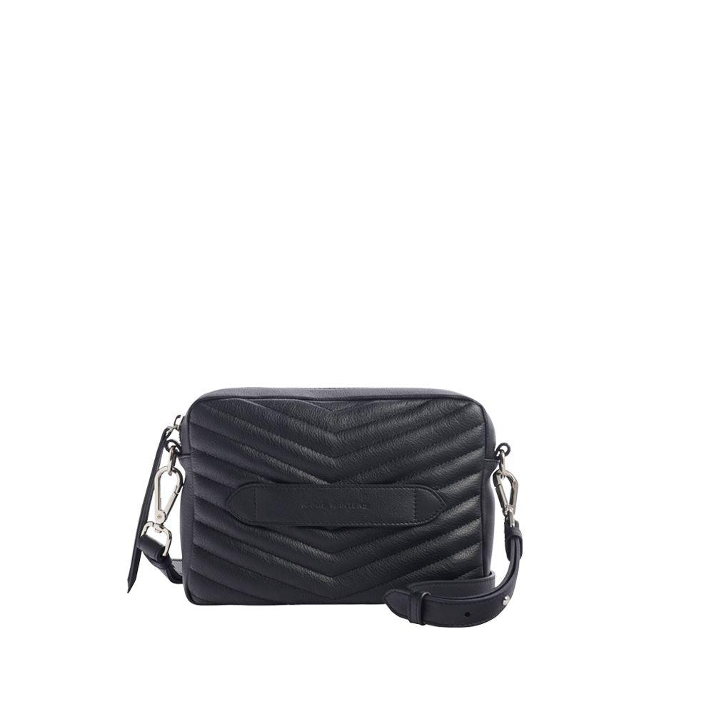Bento - Shoulder bag Quilted Black Shoulder Bag Marie Martens 