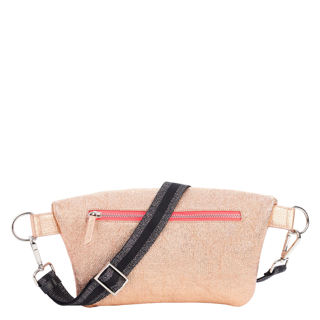 Neufmille - Sac Ceinture XL Lino Or Rose Beltbag Marie Martens 