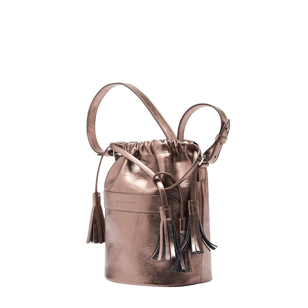Trinité - Sac Seau Bronze Bucket Shoulder Bag Marie Martens 