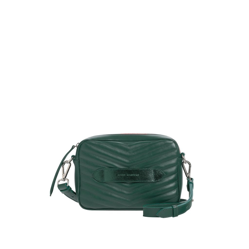 Bento - Shoulder Bag Quilted Dark green Shoulder Bag Marie Martens 