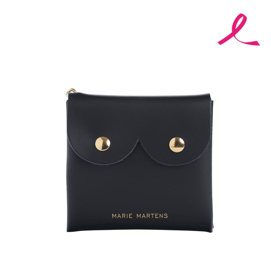 Peek-A-Boo(b) - Etui à Masques Noir Wallet Marie Martens 
